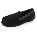 Men's Moccasin Slipper Warm Comfort Ultra-Light with Memory Foam Indoor Outdoor Rubber Sole